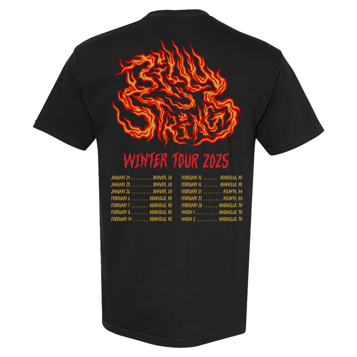 Dragon Tee with Dates (Sean Drennen) – Billy Strings
