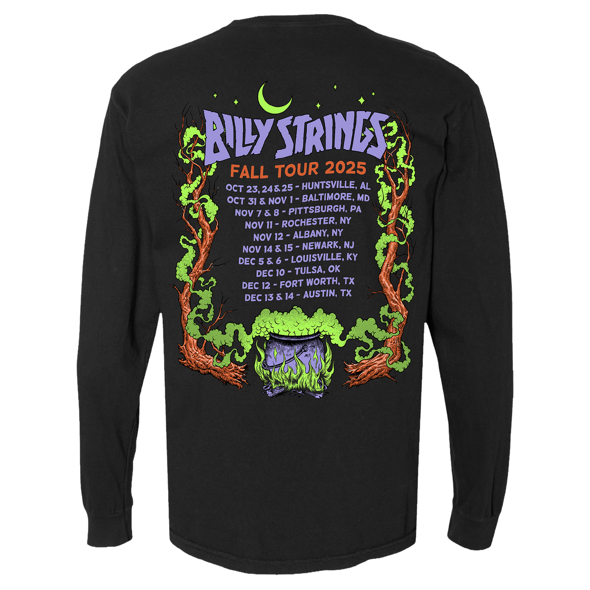 Witch's House Long Sleeve Tee with Dates (Matt Stikker) – Billy