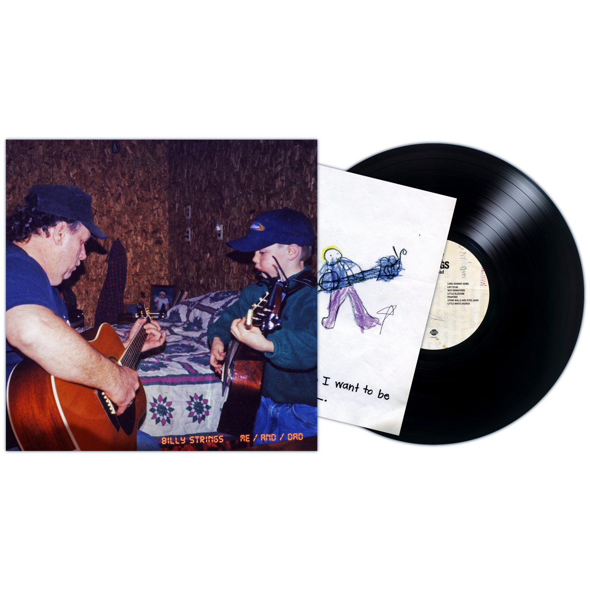 Billy Strings Me And Dad レコード ME / AND / DAD LP - Black Vinyl – Billy Strings