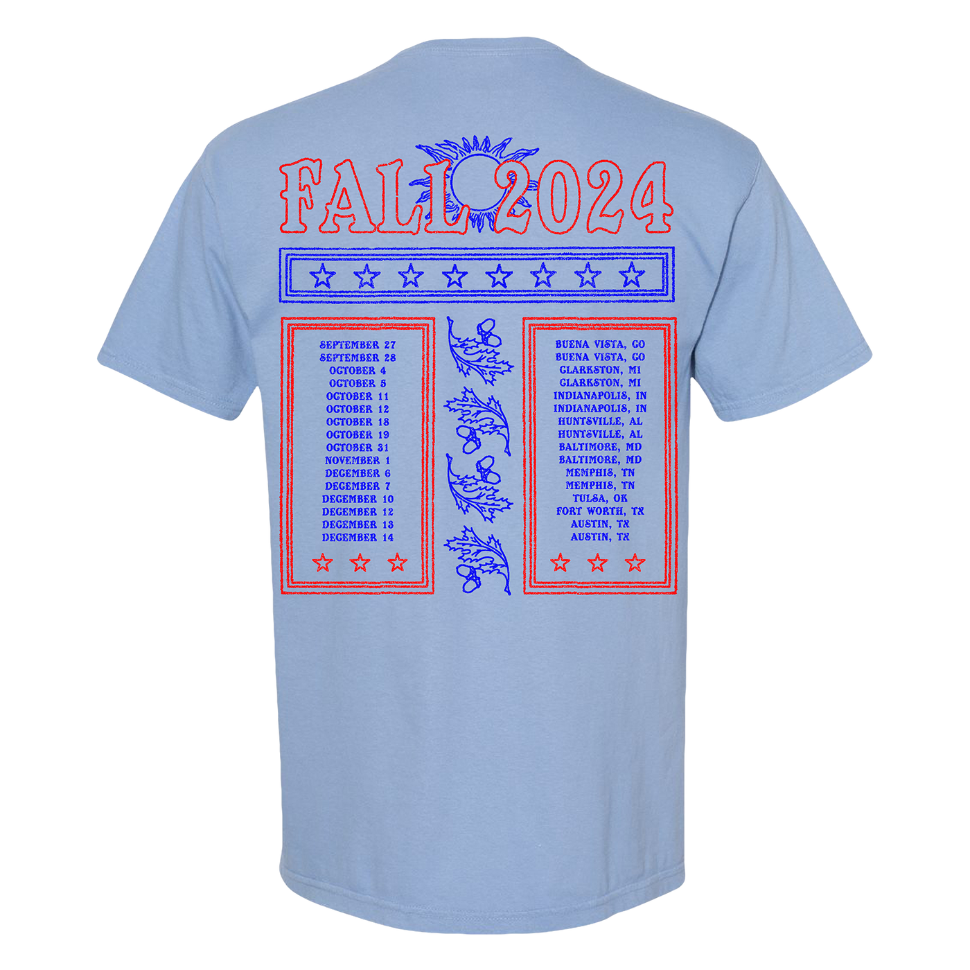 Fairy Tee with Dates (Brian Morgante / Flesh & Bone) – Billy Strings Fairy Tee with Dates (Brian Morgante / Flesh & Bone) – Billy Strings