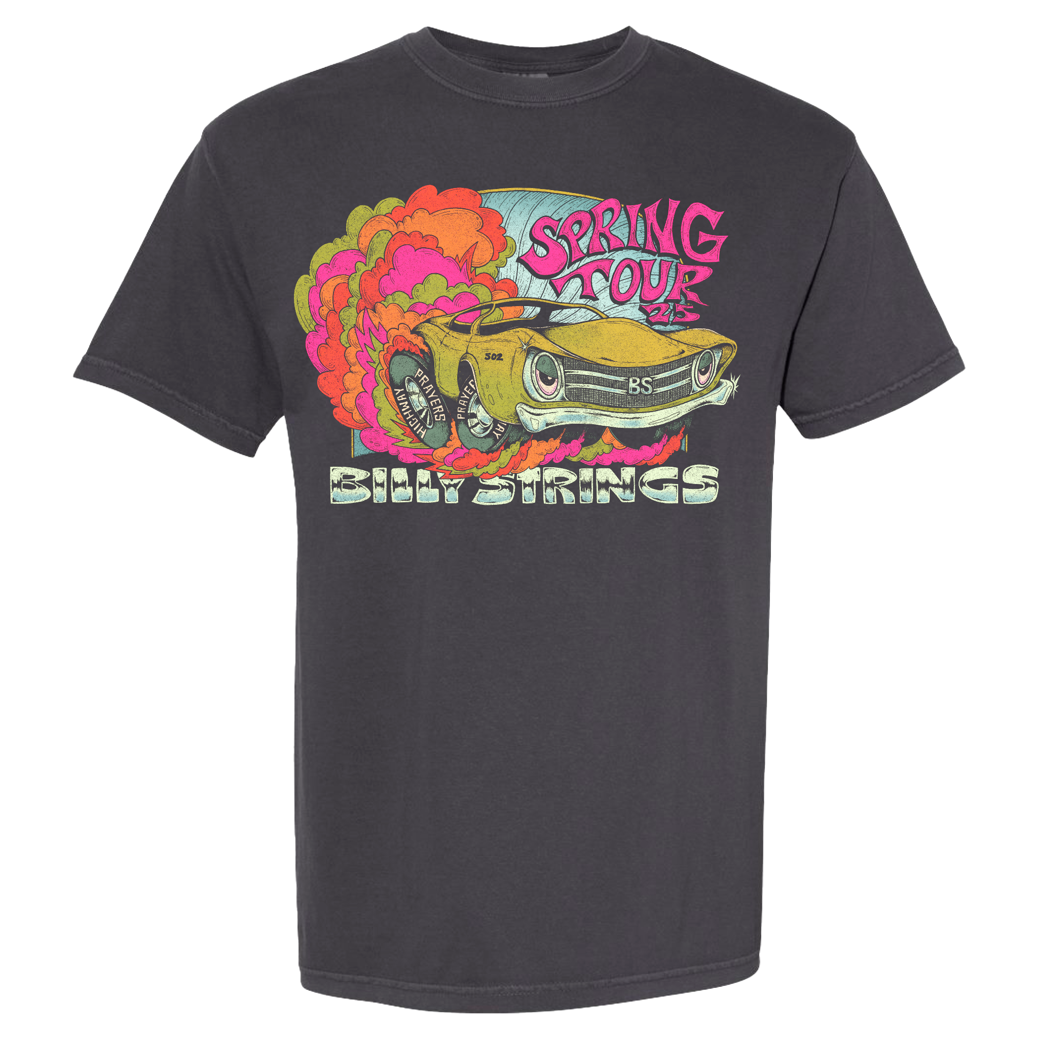Spring 2025 Tour Tee with Dates (Logan Fox) – Billy Strings
