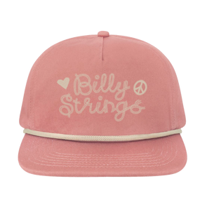 Pink Peace & Love Hat