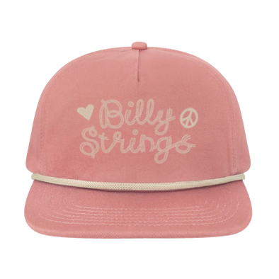 Pink Peace & Love Hat