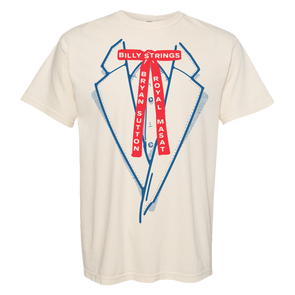 Suit Tee with Dates (Champagne Rodman)