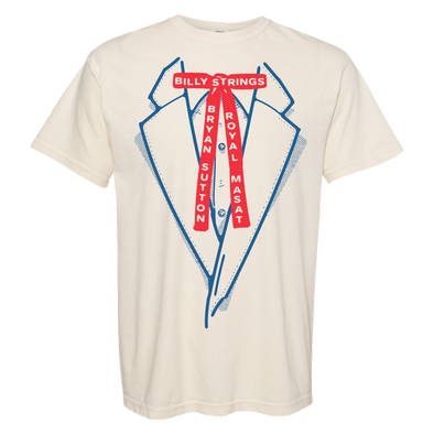 Suit Tee with Dates (Champagne Rodman)