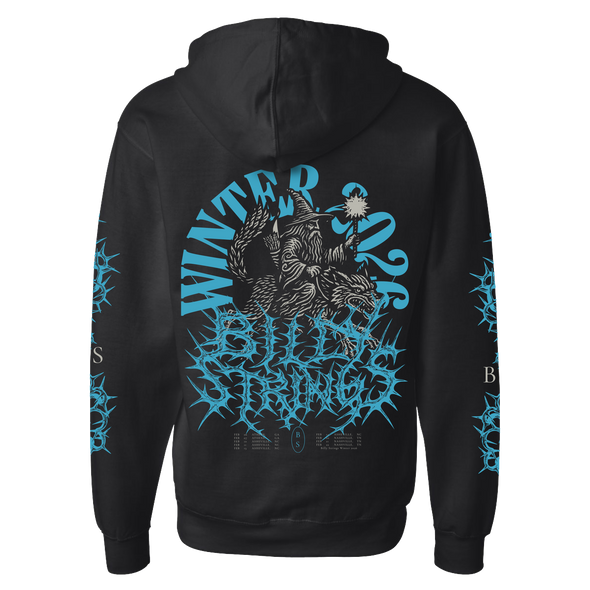 ONLINE EXCLUSIVE: Wizard Metal Zip Up Hoodie with Dates (Connor
