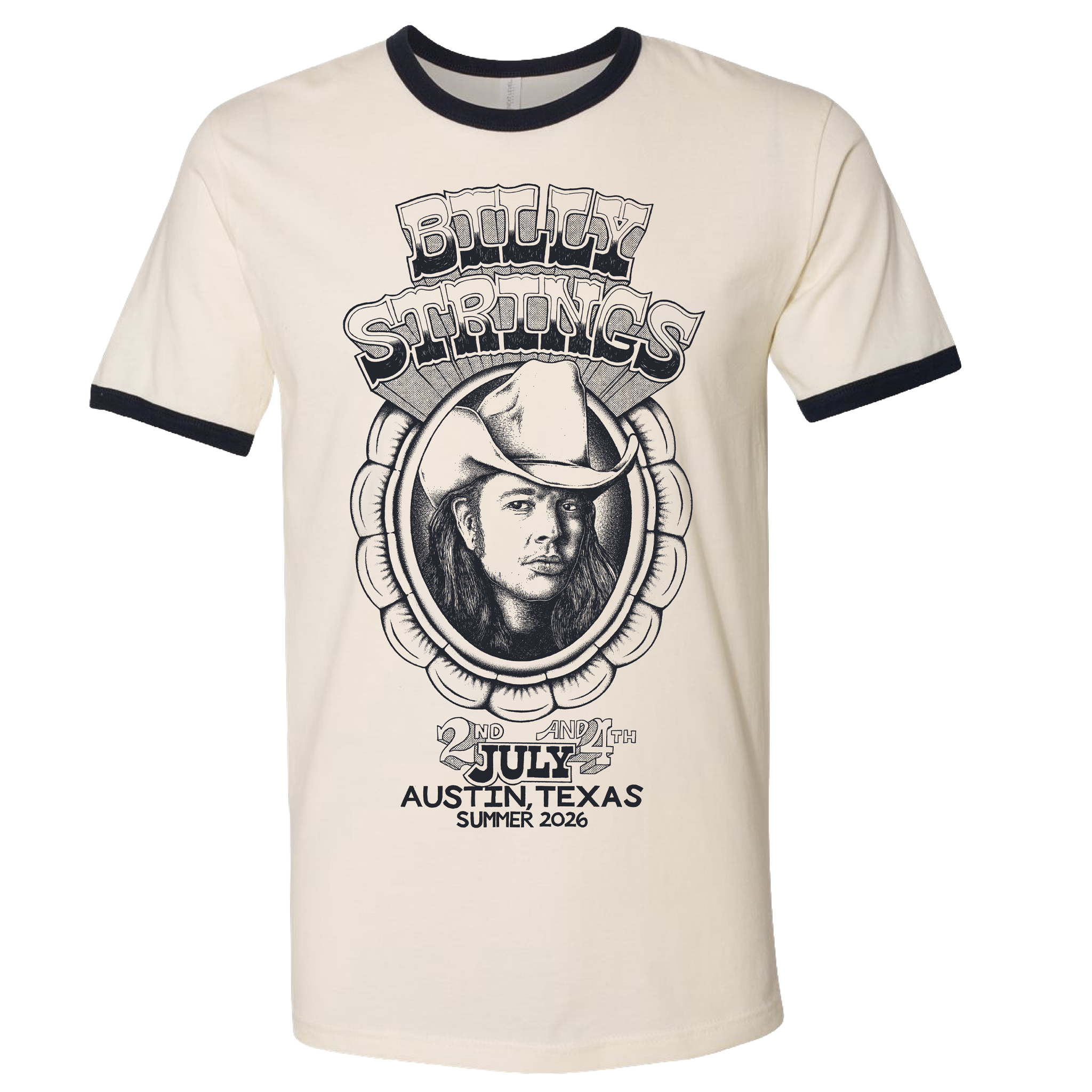 【レア】Tempalay AustinTown フォトTシャツ 160 Austin Portrait Tee with Dates (Logan Fox) – Billy Strings
