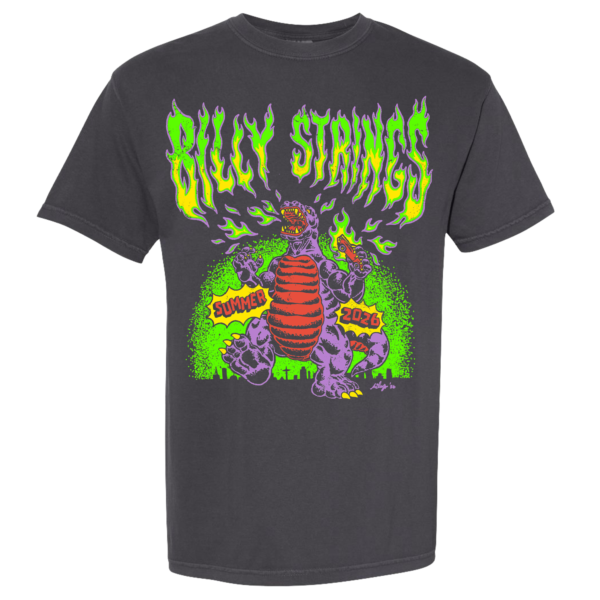 Terrible Lizard Tee (Miles Koldewyn) – Billy Strings