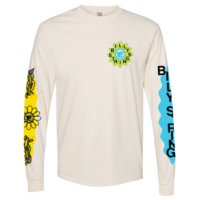 Seeing Flower Long Sleeve Tee (Champagne Rodman)