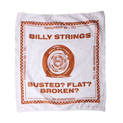 imogene + willie x Billy Strings Orange Flat Tire Bandana