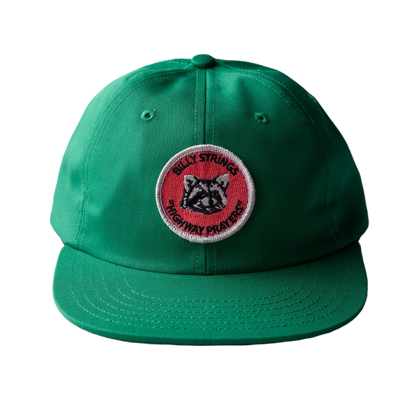 imogene + willie x Billy Strings Green Highway Prayers Raccoon Patch Hat