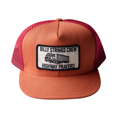 imogene + willie x Billy Strings Orange Highway Prayers Semi Truck Patch Hat