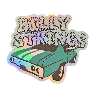 Sticker: Holographic Green Car (imogene + willie)