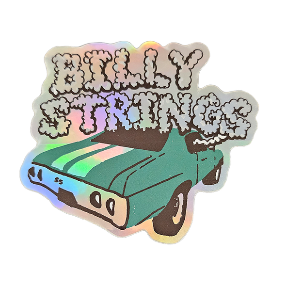 Sticker: Holographic Green Car (imogene + willie)