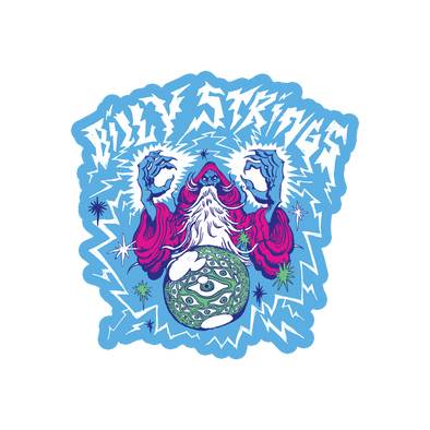 Sticker: Matte Lightning Wizard (Maarten Donders)