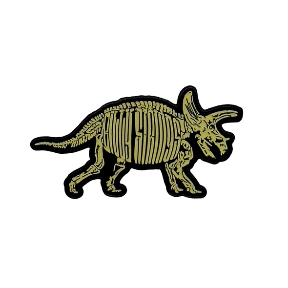 Pin: Glow in the Dark Fossil (Dannnprints)