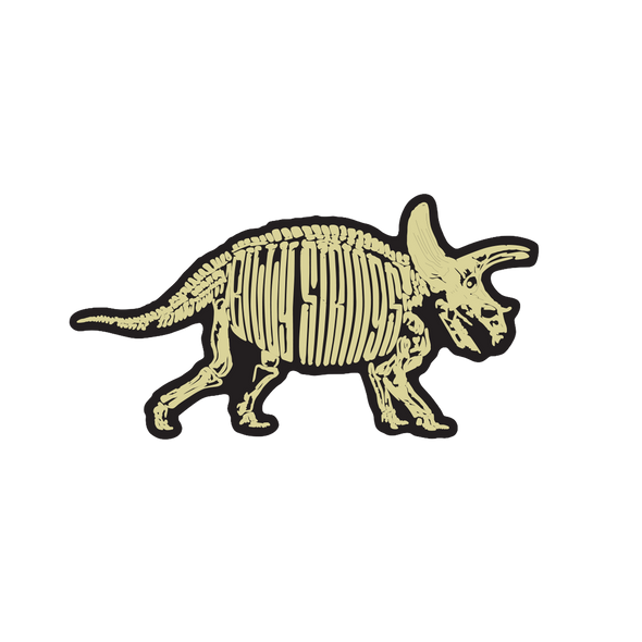 Pin: Glow in the Dark Fossil (Dannnprints)