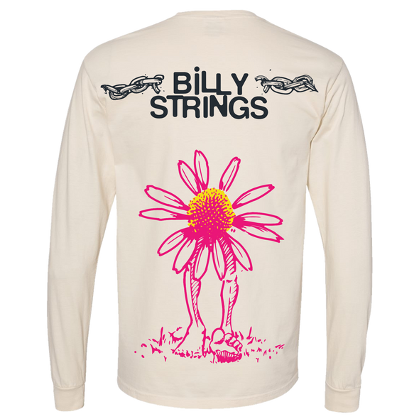 Seeing Flower Long Sleeve Tee (Champagne Rodman)