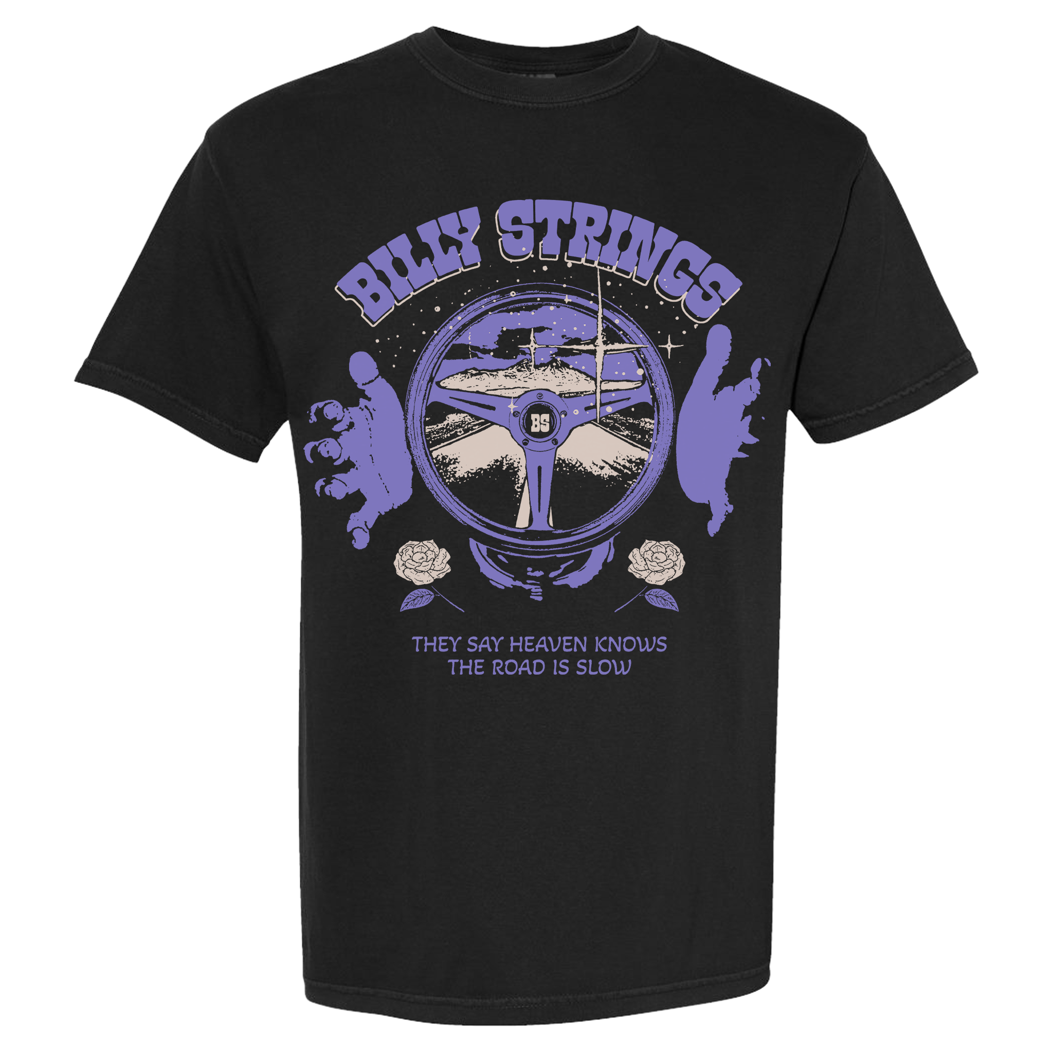 Novel Core×JESSE BiLi BiLi Tシャツ　BASIC Steering Wheel Tee (Matteo Collina) – Billy Strings