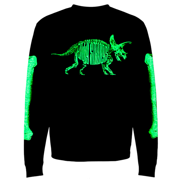 Glow in the Dark Fossil Camo Crewneck (Dannnprints)