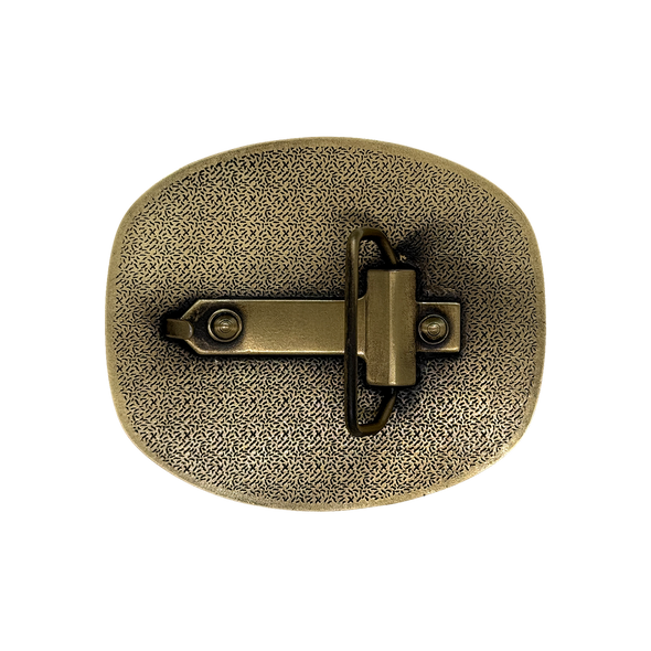 Antique Brass Tire Belt Buckle (Logan Fox)