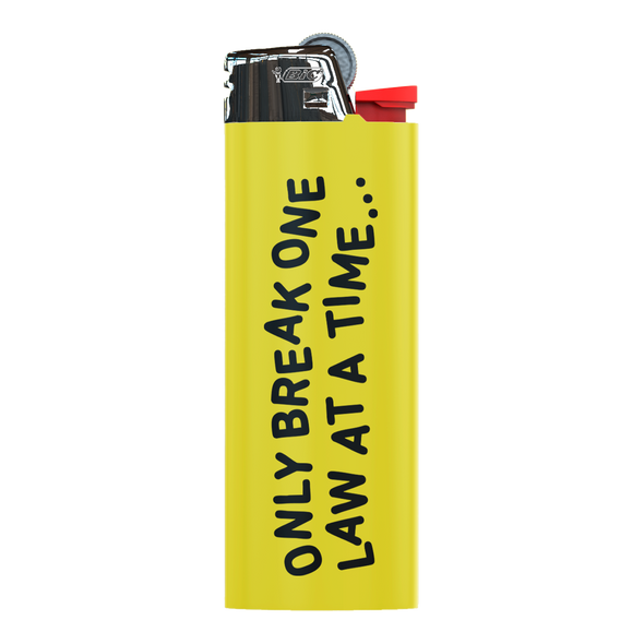 One Law at a Time Yellow Lighter (Hailey Miller Beiden)