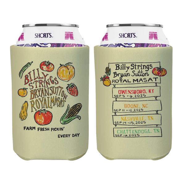 Farm Fresh Koozie with Dates (Hailey Miller Beiden)
