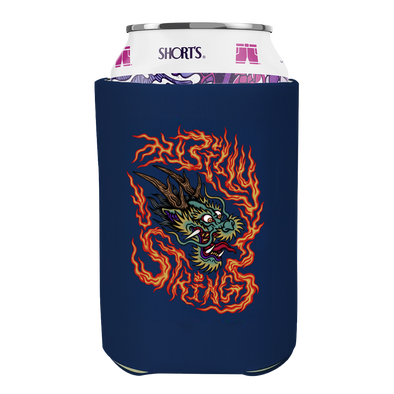 Navy Dragon Koozie (Sean Drennen)