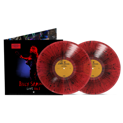 PREORDER: Billy Strings - Live Vol. 1 Red & Black Splatter / 180g LP