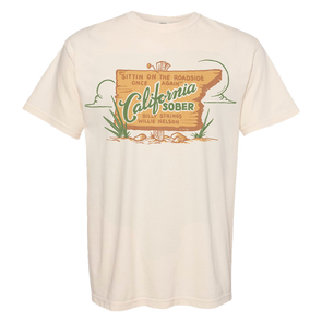 California Sober Tee w/ Cities (Taylor Rushing)