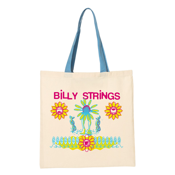 Seeing Flower Tote Bag with Dates (Champagne Rodman)
