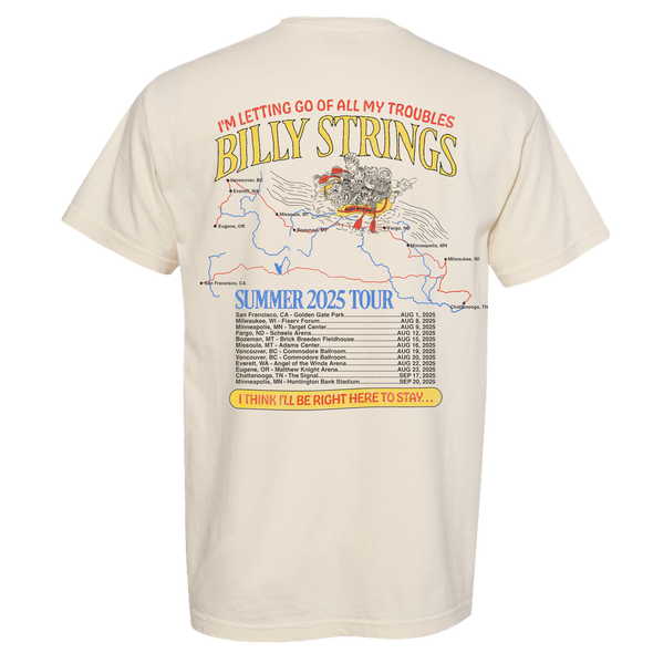 Rafting Summer Tour Poster Tee with Dates (Hailey Miller Beiden)