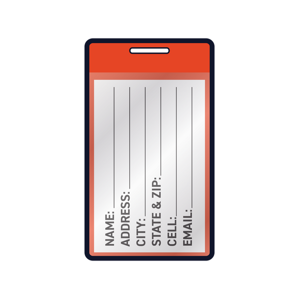 Luggage Tag: Rosemont, IL (Chaz Otto)