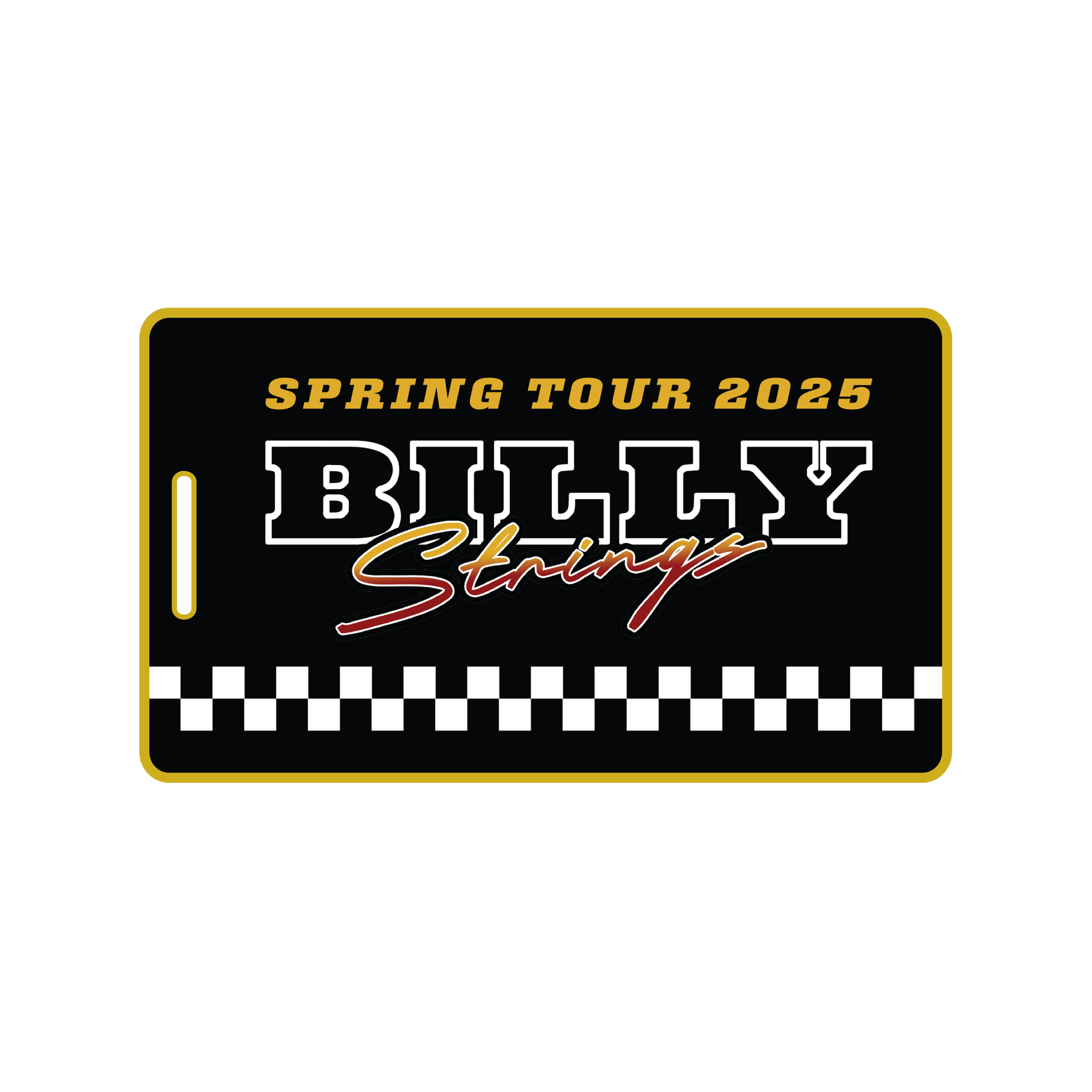 Luggage Tag: Spring Tour 2025 (Samborghini) – Billy Strings