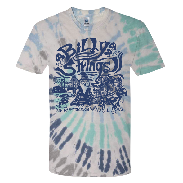 ONLINE EXCLUSIVE  San Francisco Wizard Tie Dye Tee