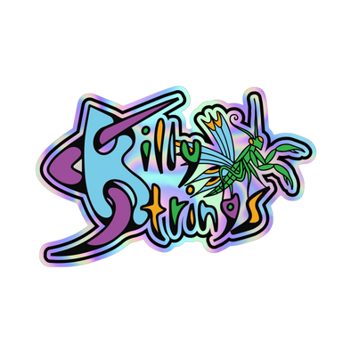 Sticker: Holographic Retro Logo (SQUiSHYEYES)