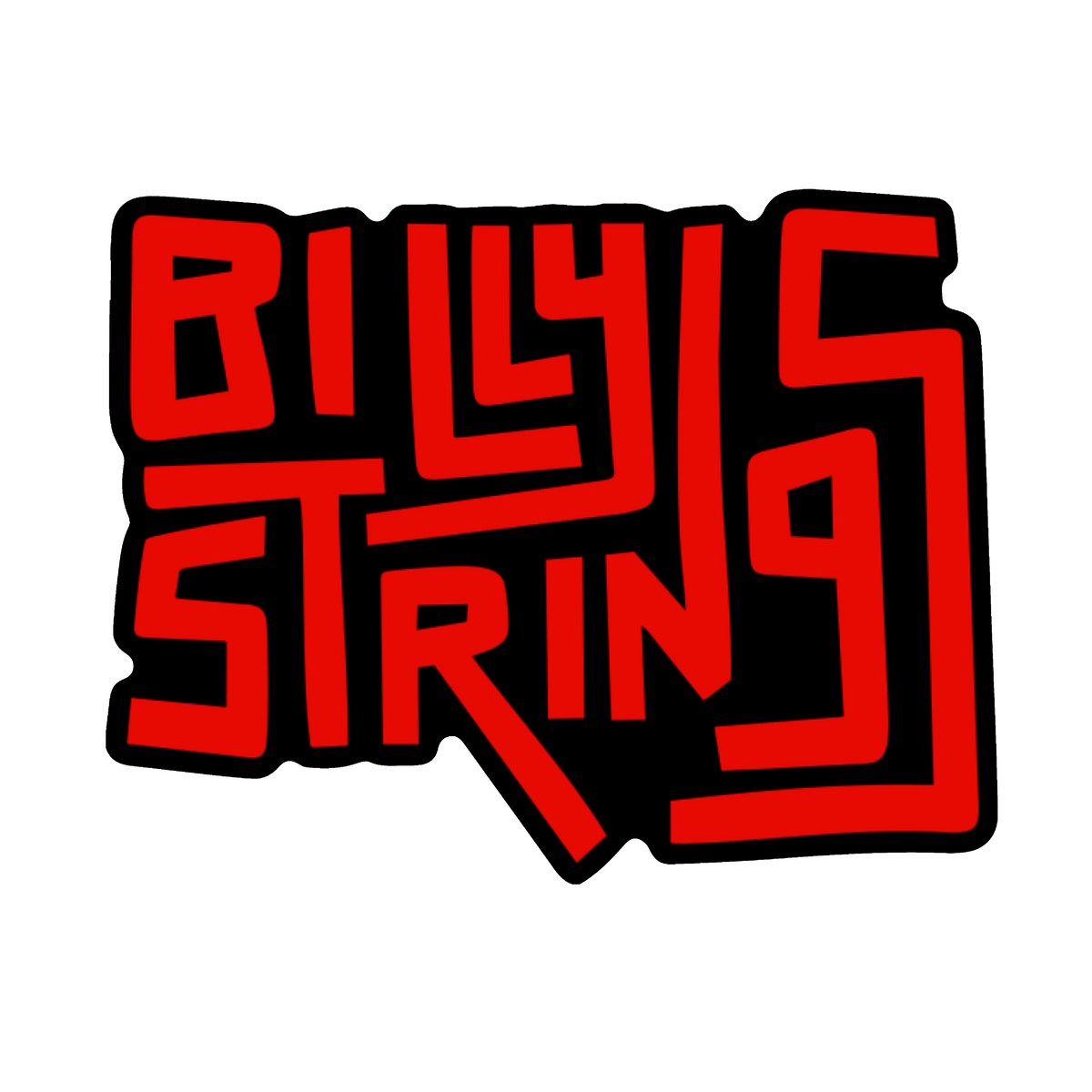 Sticker: Matte Red Logo (SQUiSHYEYES) – Billy Strings