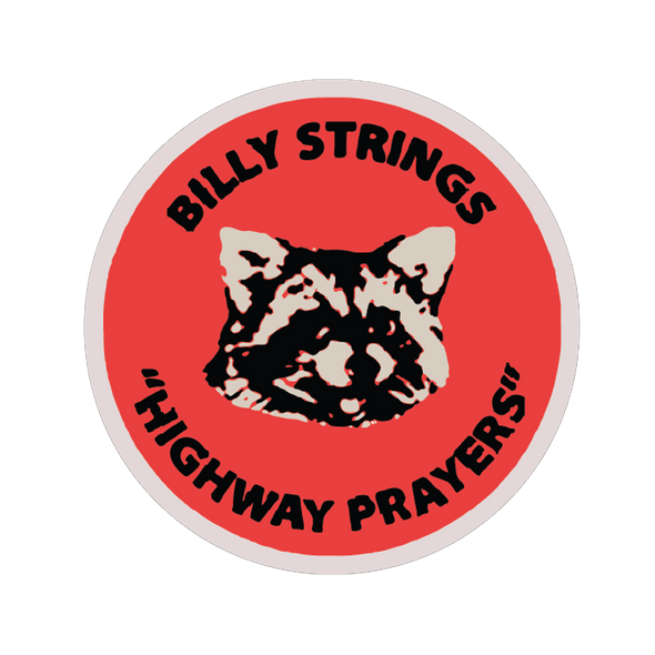 Sticker: Matte Highway Prayers Raccoon (imogene + willie)