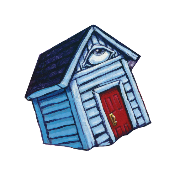 Sticker: Matte Turmoil & Tinfoil House