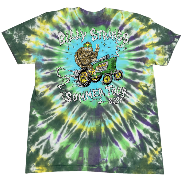 John Deere Tractor Tie Dye Tee with Dates (Peter Forsythe & Dawn Mueller)