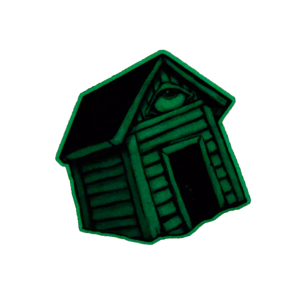 Sticker: Glow in the Dark Turmoil & Tinfoil House