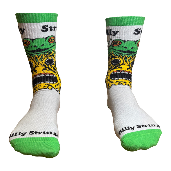 White Frog Brain Socks (Will Carsola)