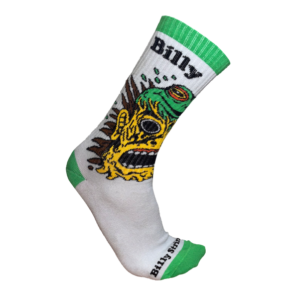 White Frog Brain Socks (Will Carsola)