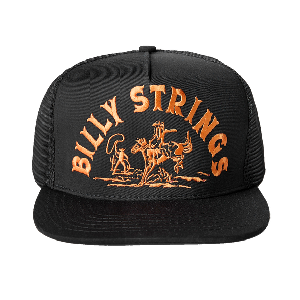imogene + willie Black & Orange Embroidered Hat