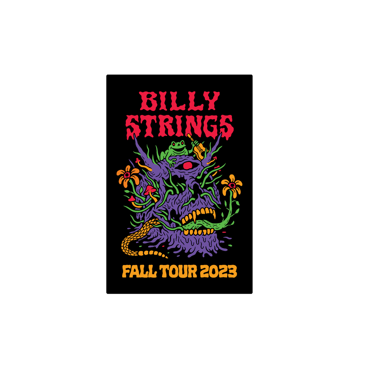 Sticker: Matte Skull Nature – Billy Strings