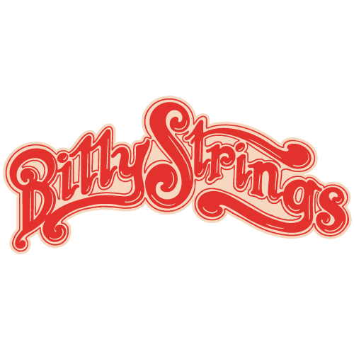 Billy Strings Script Pin