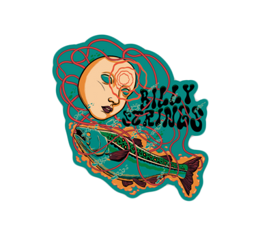 Matte Fish Face Sticker