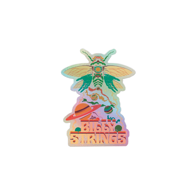 Holographic Space Bug Sticker